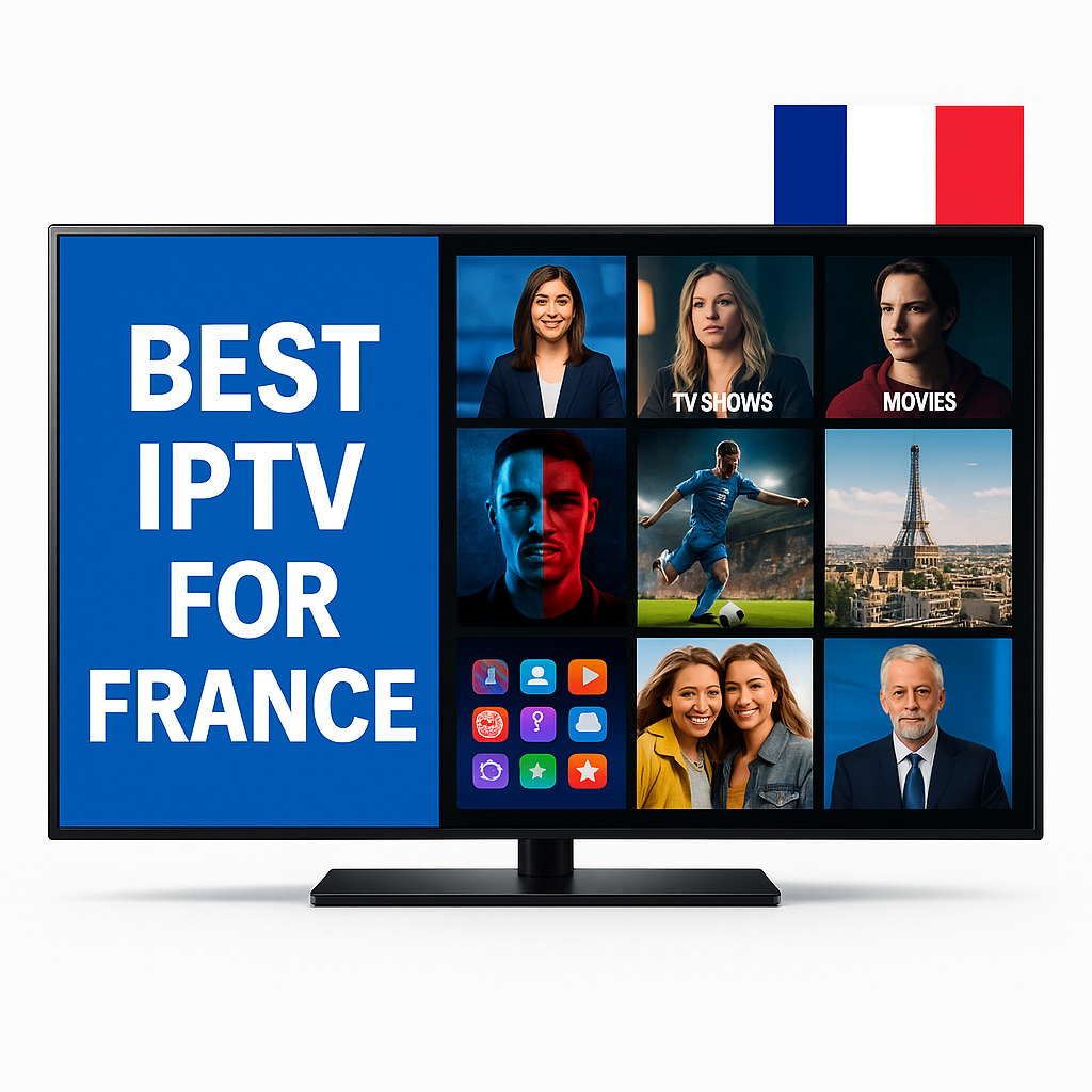 Best IPTV for France with 4K streaming and French channels